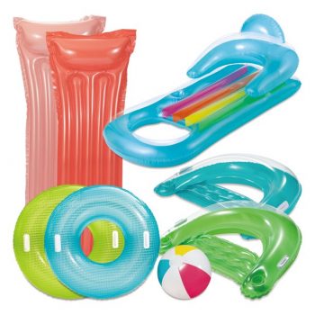 Summer Waves Summer Pool Float Inflatable Set For $22.98 (Was $44.44)