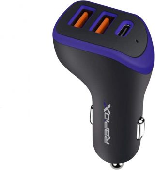 18W 3-Port USB-C Compact & Fast Car Charger Adapter $9.99(Reg $15) + Free Prime Shipping.