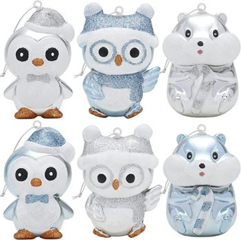 6-Piece Christmas Ornaments Holiday Decoration Cute Animals $8.00 (Reg $16)?