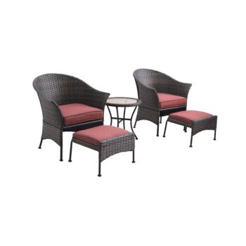 Mainstays Arlington Glen 5 Piece Wicker Leisure Set For $239 (Was $324) Shipped.