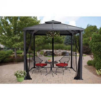 BHG Sullivan Ridge 8′ X 8′ Steel Hard Top Gazebo With Netting For $249 (Was $699) Shipped.