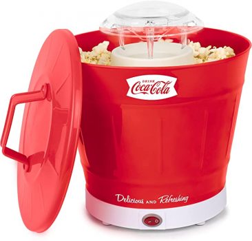 Coca-Cola Hot Air Popcorn Maker With Detachable Bucket $29.99(Reg $39)