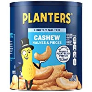 3-Pk Planters Lightly Salted Cashew Halves & Pieces 14 oz