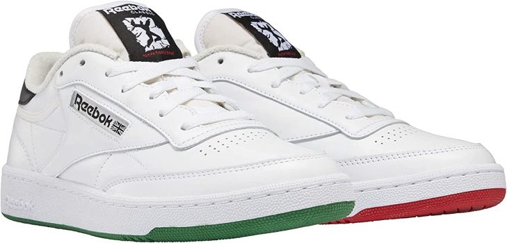 Amazon:  Reebok X Human Rights Now Club C 85 Unisex Sneakers For $31.60 (Was $37.22) + Free Shipping