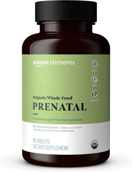 ?Amazon Elements Organic Whole Food Prenatal 90 Tablets For $12.66(Reg $56.03)