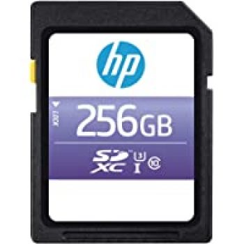 HP 256GB sx330 Class 10 U3 SDXC Flash Memory Card