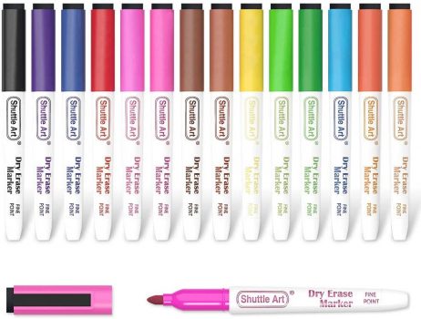 Shuttle Art 15 Colors Magnetic Whiteboard Dry Erase Markers For $7.99 (Reg $11)?