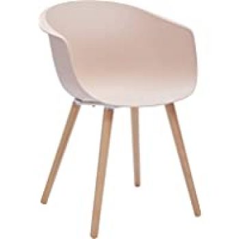 Amazon Brand Rivet Alva Modern Curved-Back Plastic Dining Chair for $68.26( was $82.69 )