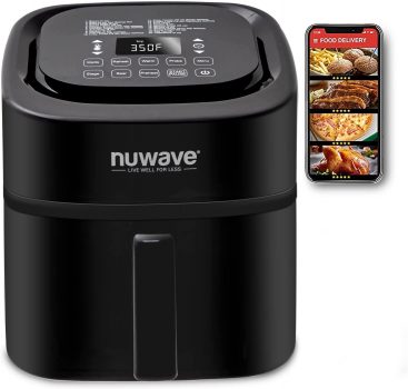 NUWAVE Brio 6-in-1Air Fryer Oven Combo, 8-Qt X-Large Size