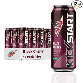 ?12-Count Mountain Dew Kickstart, Black Cherry, 16 Fl Oz $11.40(Reg $12
