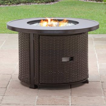 BHG 37″ Round 50000 BTU Propane Bronze Finish Aluminum Fire Pit For $197 (Was $379) Shipped.