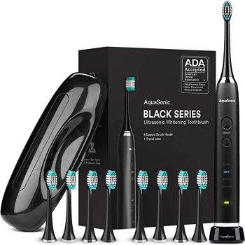 Amazon:  AquaSonic Black Series Ultrasonic Whitening Toothbrush For $24.95 (Was $59.95) + Free Prime Shipping