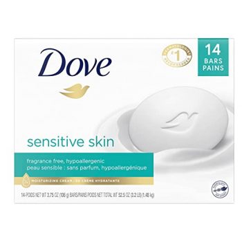 Amazon:  14-Pack Dove Hypoallergenic Beauty Bar Sensitive Skin For $14.01 (Was $18.67) + Free Shipping
