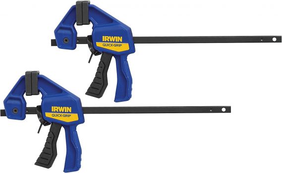 ?2-Pack IRWIN QUICK-GRIP Bar Clamp One-Handed Micro 4-1/4-In For $12.98 (Reg $15.31)