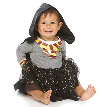 Harry Potter Girls’ Long Sleeve Halloween Costume Dress With Hooded Cape For $20 (Was $32.50)