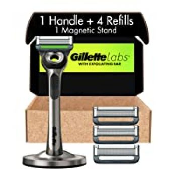 GilletteLabs Mens Razor Shaving Kit with Exfoliating Bar for $20.96( was $34.94 )