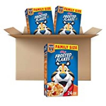 3-Pack Kelloggs Frosted Flakes Breakfast Cereal 24oz