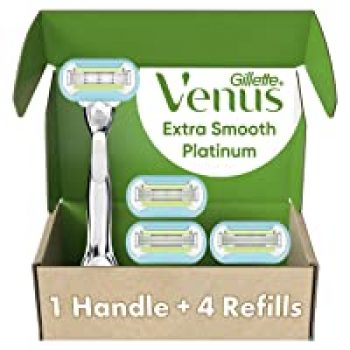 Gillette Venus Platinum Extra Smooth Razors for Women w/4 Blades for $16.59( was  )