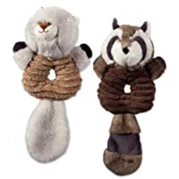 Bone Dry Squeaky Plush Pet Toy Collection 2-Pack for $4.80( was  )