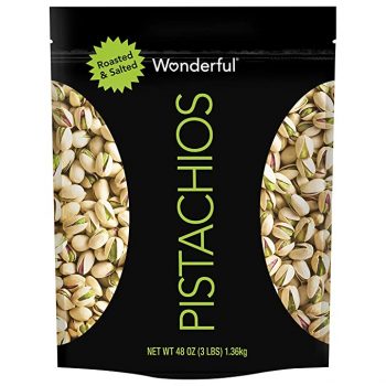 Amazon:  Wonderful Pistachios Roasted & Salted Resealable Pouch For $16.98 + Free Shipping