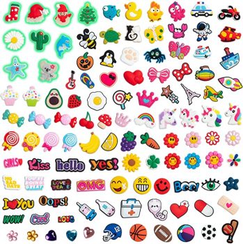 120-Pieces Shoe Charms For Clog Garden Shoe Slippers For $9.99 (Was $19.99) + Free Prime Shipping