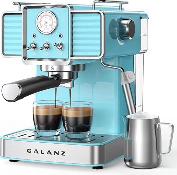 Amazon:  Galanz Retro Espresso Machine With Milk Frother For $130.83 + Free Shipping