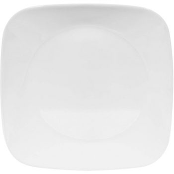 Corelle Square Pure White 9″ Lunch Plate For $4.88 (Was $6.99)