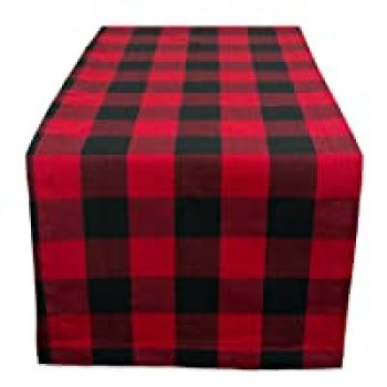 Amazon: DII Buffalo Check Collection, Classic Farmhouse Table Runner for $4.91( was  )