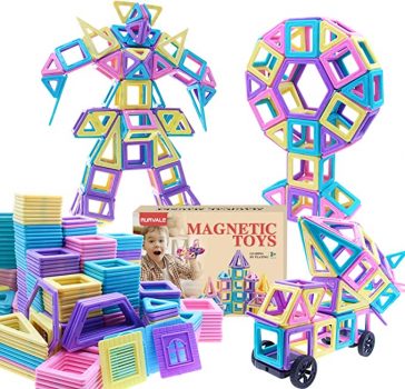 55% Off – 100Pcs Magnetic Blocks, Magnet Toys