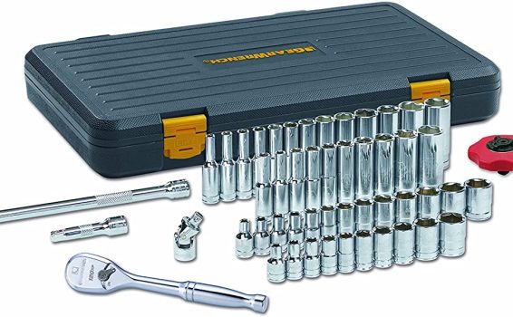 GearWrench 1/4 In. Standard And Deep Mechanics Tool Set (51 Pc.)