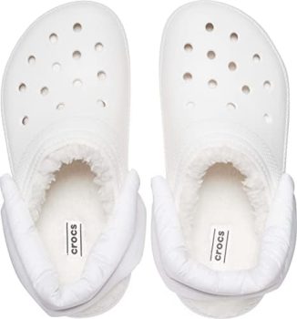 Crocs Unisex-Adult Classic Lined Neo Puff Clogs, Fuzzy Slippers