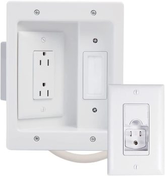 Legrand On-Q Recessed TV Power, Pro Power & Cable Management