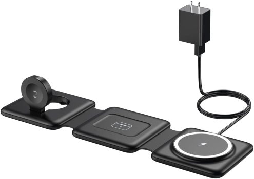 Iseyyox Fodable 3 in 1 Magnetic Wireless Charger for iPhone