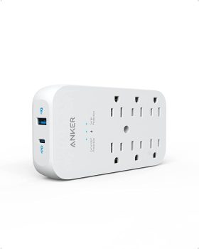 Anker Outlet Extender and USB Wall Charger 6 Outlets