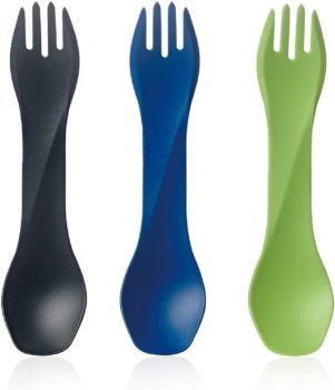 3-Pack Humangear GoBites Uno Portable Silverware Utensils