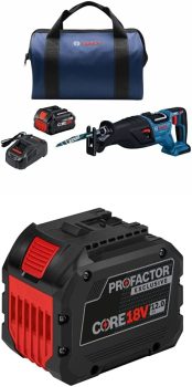 Bosch 18V Profactor Brushless Reciprocating Saw Kit + 12.0 Ah Battery