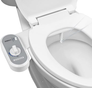 Greenco Bidet Fresh Water Spray Mechanical Bidet Toilet Seat