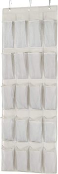 Amazon Basics 20-Pocket Over-the-Door Hanging Shoe Organizer
