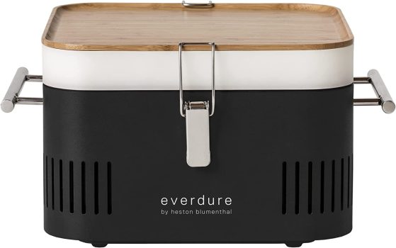Everdure CUBE Portable Charcoal Grill w/Preparation Board