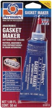 Permatex 51813 Anaerobic Gasket Maker, 50 ml Tube