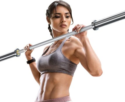 Elevens Olympic Barbell 5ft Curl Weight Bar 500-lb