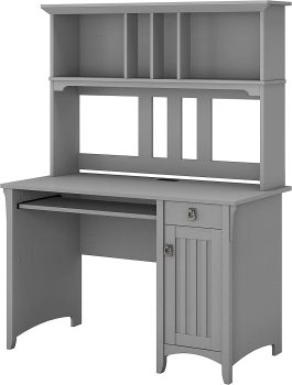 Bush Furniture Salinas Small Computer Desk with Hutch