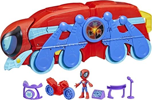 Marvel Spidey and His Amazing Friends Spider Crawl-R 2-in-1 Playset