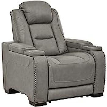 Amazon.com: Signature Design by Ashley The Man-Den Leather Power Recliner for $863.84( was $1703.16 )