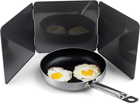 Fox Run Non-Stick 3 Sided Splatter Guard for Stove Top and Frying Pan