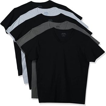 5-Pack Gildan Mens V-Neck T-Shirts Multipack