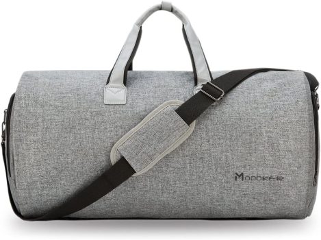 Modoker Convertible Garment Bag with Shoulder Strap