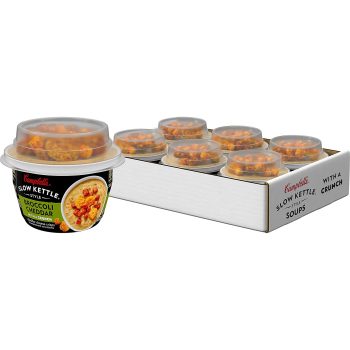 6-Pk Campbells Slow Kettle Style Broccoli Cheddar Soup 7oz Cup