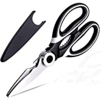 Amazon.com: Howhio Kitchen Shears Sharp Stainless Steel Kitchen Scissors for $2.99( was $9.98 )