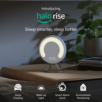Amazon Halo Rise Bedside Sleep Tracker w/Light and Smart Alarm